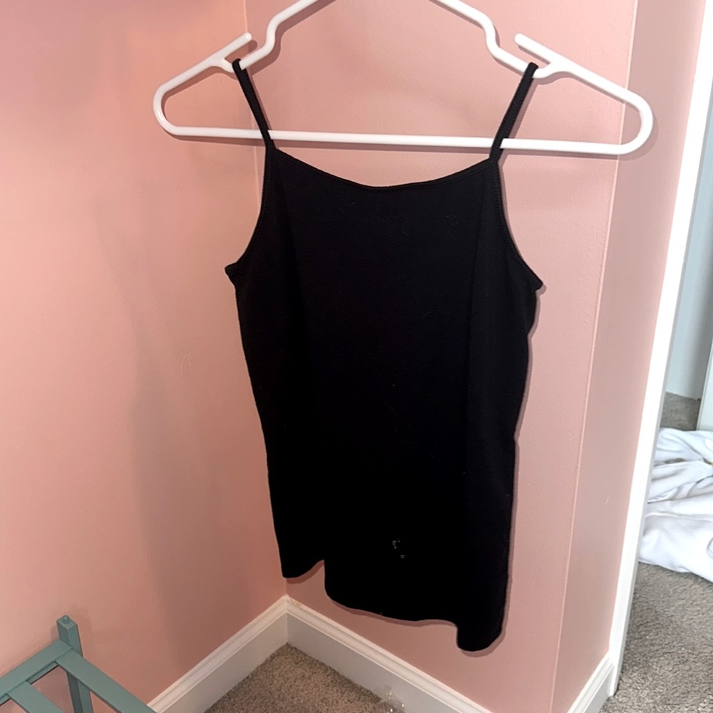 Black tank top (Only worn once)